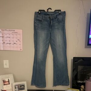 American Eagle Outfitters Women's Flare Jeans in Blue